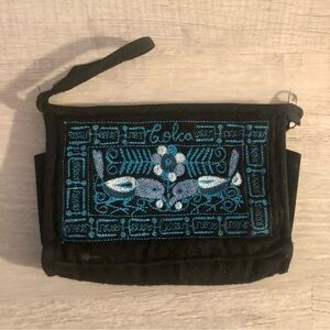Embroidered  Colca Canyon wristle bag Peru